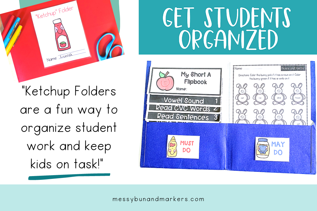 student organization ketchup folders