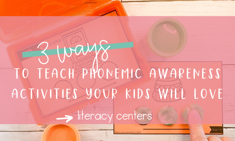 teaching phonemic awareness activities